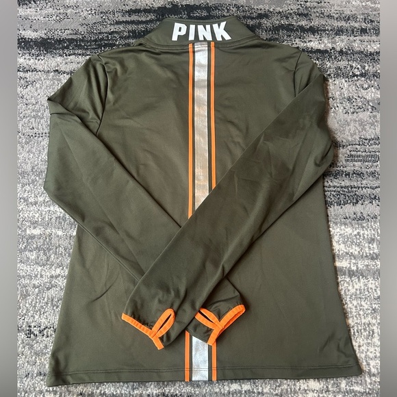 PINK by VS Ultimate Quarter Zip Athletic Pull-Over With Reflective Stripe - Picture 10 of 13